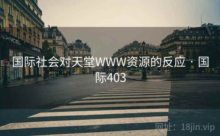 国际社会对天堂WWW资源的反应 · 国际403